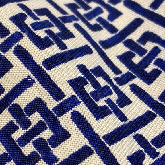 Land’s End Woven Print Stretch Waistband Pants Royal Indigo NWOT Size 2 - Picture 15 of 16